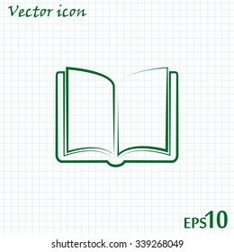 Vector icon book