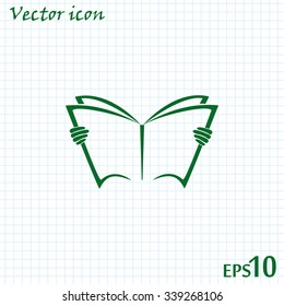 Vector icon book