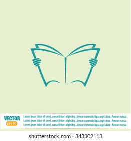 Vector icon book