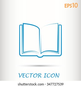 Vector icon book