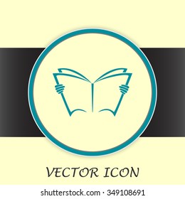 Vector icon book