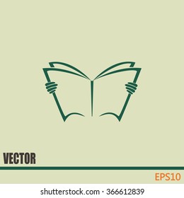 Vector icon book