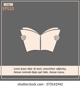 Vector icon book