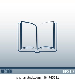 Vector icon book