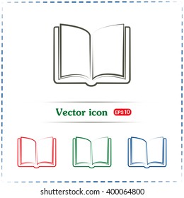 Vector icon book