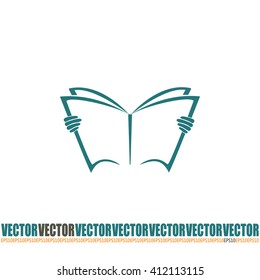 Vector icon book
