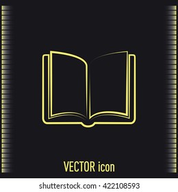 Vector icon book