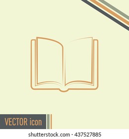 Vector icon book