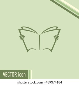 Vector icon book