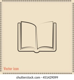 Vector icon book