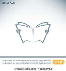 Vector icon book