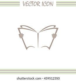 Vector icon book