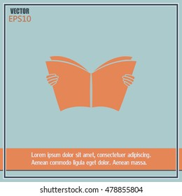 Vector icon book