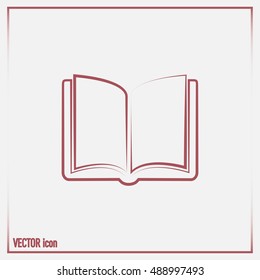 Vector icon book