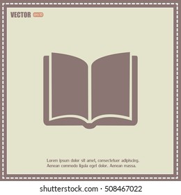 Vector icon book