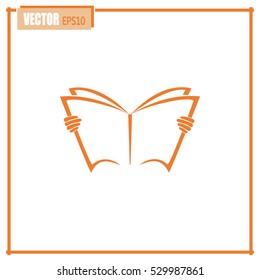 Vector icon book