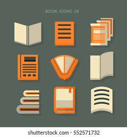Vector icon book