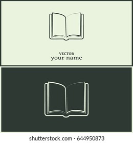 Vector icon book
