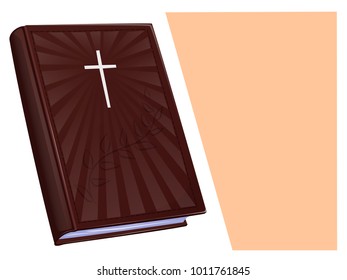 Vector icon book, vector background