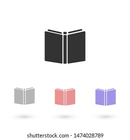Vector icon book Illustration design.
