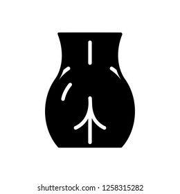 Vector icon for booty