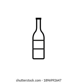 Vector icon with bottle image