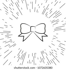 Vector icon bow