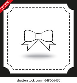 Vector icon bow