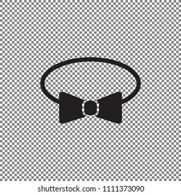 Vector icon bow on a transparent background