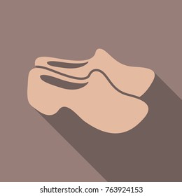 Vector icon of bowling shoes. shoes icon. sneakers icon.