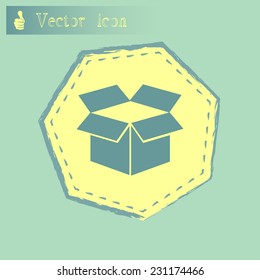Vector icon box