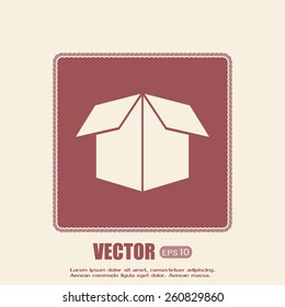 Vector icon box