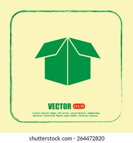 Vector icon box