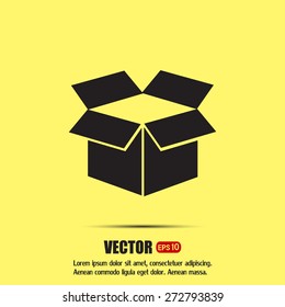 Vector icon box