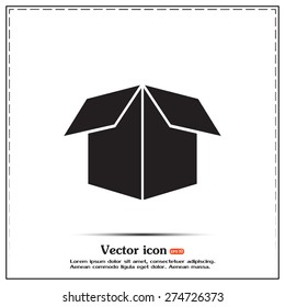 Vector icon box
