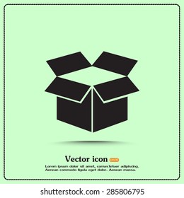 Vector icon box