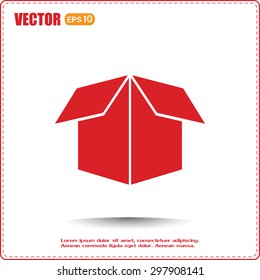 Vector icon box