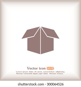 Vector icon box