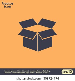 Vector icon box
