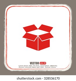 Vector icon box