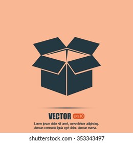 Vector icon box