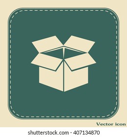 Vector icon box