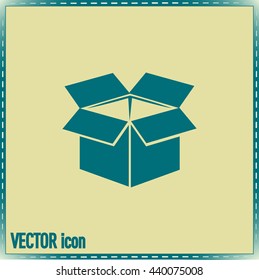 Vector icon box