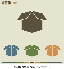 Vector icon box