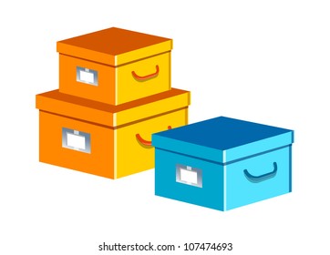 vector icon boxes