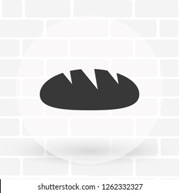 Vector icon bread 10 EPS