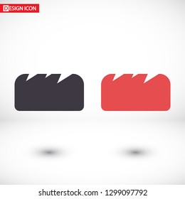 Vector icon bread 10 EPS