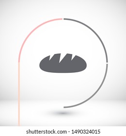 Vector icon bread 10 EPScoffee icon, vector best flat icon, EPS . Lorem Ipsum Illustration design