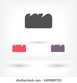 Vector icon bread 10 EPScoffee icon, vector best flat icon, EPS . Lorem Ipsum Illustration design