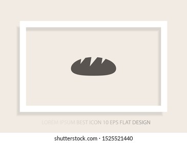 Vector icon bread 10 EPScoffee icon, vector best flat icon, EPS . Lorem Ipsum Illustration design